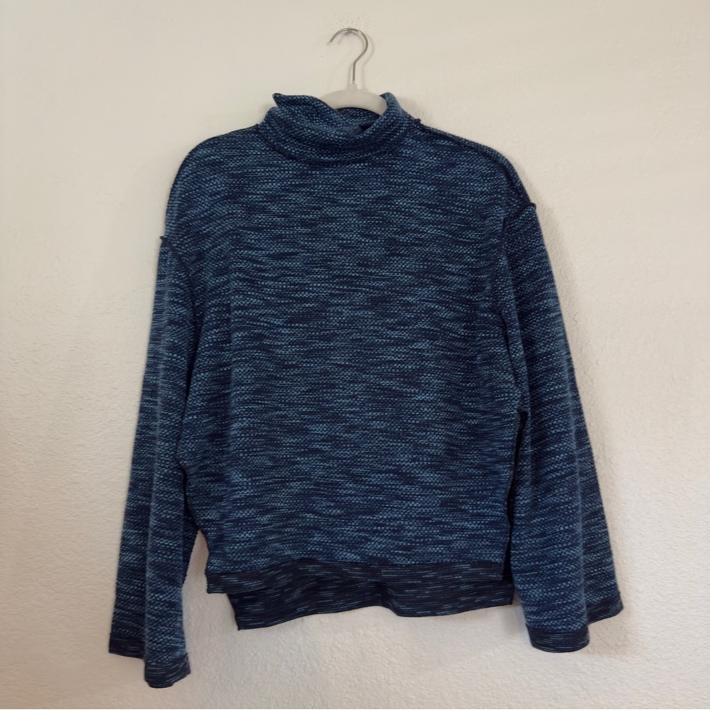 Free People Oversized Turtleneck Side Slits Sweater - Picture 5 of 12
